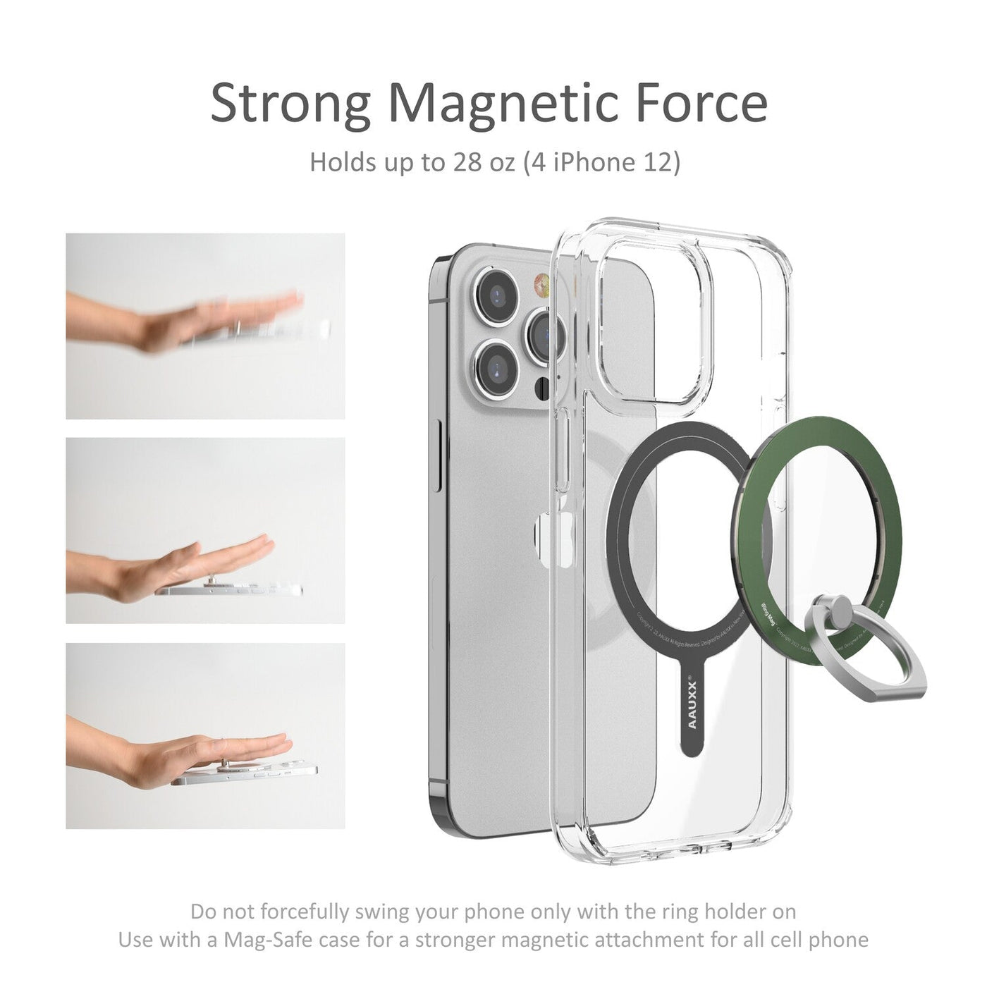 Green MagSafe magnetic iRing 