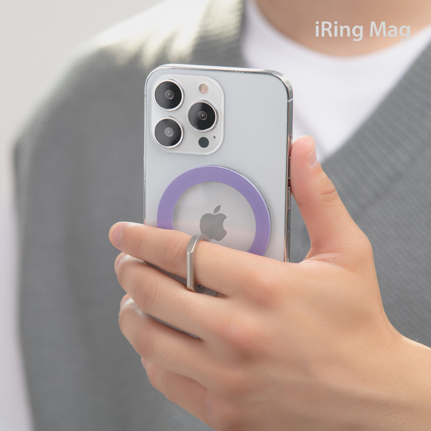 IRing MagSage magnetic holder in Purple